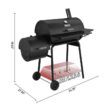 Royal Gourmet 30" Barrel Charcoal Grill with Smoker, Side Table and Cover Royal Gourmet 30" Barrel Charcoal Grill with Smoker, Side Table and Cover