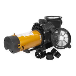 XtremepowerUS In-Ground Swimming Pool Pump Spa 1.75HP Dual Speed High Flow 5,280 GPH 1.5" NPT w/ Slip-On Fitting Included, Filter Basket, 230V