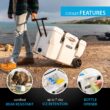 Lifetime 55 Quart High Performance Cooler with Wheels (91072)