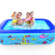 Betheaces Inflatable Pool 83 * 57 * 26 inch, 3-Story Large Children's Family Lounge Swimming Pool