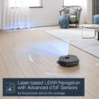 ECOVACS DEEBOT N8+ All-In-One Robot Vacuum Cleaner and Mop, Auto-Empty Station