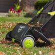 Earthwise 21" Push Lawn Sweeper, 2.6 Bushel Collection Bag, LSW70021