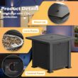 Devoko 28" Square 50000 BTU Propane Fire Pit Table