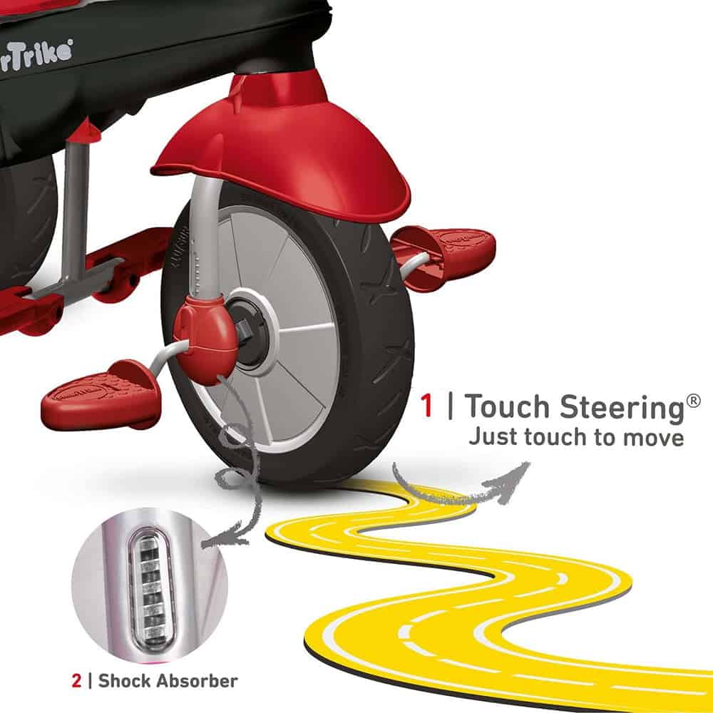 smarTrike Zoom 4 in 1 Baby Toddler Trike Tricycle Toy for 15 to 36 Months, Red smarTrike Zoom 4 in 1 Baby Toddler Trike Tricycle Toy for 15 to 36 Months, Red - Image 5