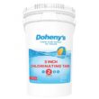 Doheny's 3 Inch Swimming Pool Chlorine Tablets | Pro-Grade Pool Sanitizer | Long Lasting & Slow Dissolving | Individually Wrapped | 99% Active Ingredient, 90% Stabilized Chlorine | 50 LB Bucket