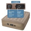 Insta-bed 19" Raised Queen Air Mattress with neverFLAT AC Pump