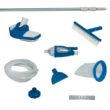 Intex 12' x 30" Metal Frame Swimming Pool w/ Filter Pump & Pool Maintenance Kit