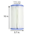 Intex 2500 GPH Swimming Pool Filter Pump + Replacement Filter Cartridge (3 Pack)