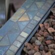 Endless Summer Slate Mosaic Propane Fire Pit Table with FREE Cover