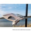 TCMT 2 Racks CNC Wakeboard Tower Rack CFR-WA-2 Bat Back Boat Surfboard / Kneeboard Holder Silver
