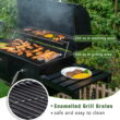 Sophia & William 34-inch BBQ Charcoal Grill Outdoor Portable Barbecue Grill