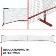 Rukket Sports Portable Pickleball Net, Regulation Size 22 Foot Net with Steel Frame
