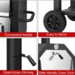 Outdoor Pizza Oven, Wood Fired Pizza Oven for Outside, Patio Pizza Maker with Pizza Stone, Pizza Peel, Grill Rack, and Waterproof Cover for Backyard Camping