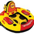 Sportsstuff Trek N Tube Inflatable Water Tube with Cooler, Cup holder, & Pockets