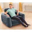 Intex Inflatable Pull Out Sofa Chair Sleeper w/ Twin Sized Air Mattress (3 Pack)