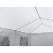 ZenSports 10x30FT Outdoor Party Tent Gazebo Wedding Canopy Tent, Heavy-Duty Steel Waterproof UV Protection White