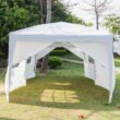 UBesGoo 10'x 20' Outdoor Ez Pop Up Party Tent Wedding Gazebo Canopy 6 Walls