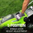 Greenworks 10 Amp 16-inch Corded Electric Walk-Behind Push Lawn Mower, 25142