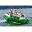 RAVE Sports Inflatable Wake Hawk Towable Boating Water Tube Raft, Green