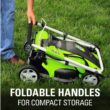 Greenworks 10 Amp 16-inch Corded Electric Walk-Behind Push Lawn Mower, 25142