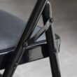 UBesGoo 6 Pack Folding Chairs Cushioned Padded Seat Wedding Chairs with Metal Frame Home Office Party Use Black