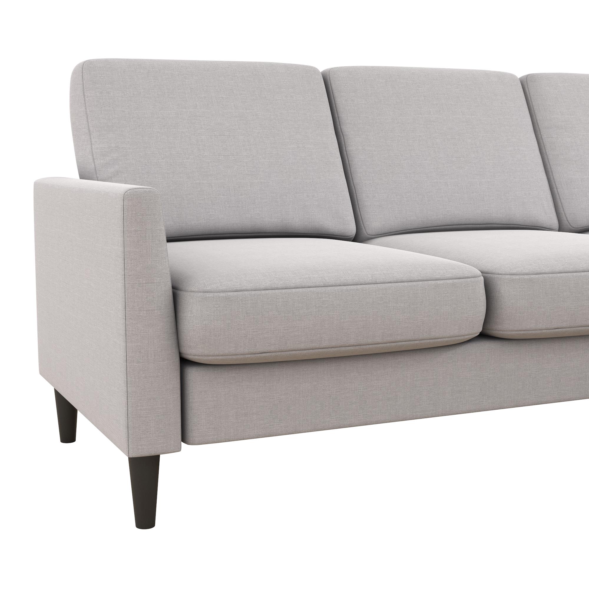 Mr. Kate Winston Reversible Sofa Sectional, Light Gray Linen Mr. Kate Winston Reversible Sofa Sectional, Light Gray Linen - Image 6