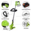 Cordless Grass String Trimmer Lightweight Weed Eater, 21V 3-in-1 Electric Weed Trimmer/Wacker with 2 Batteries Cordless Grass String Trimmer Lightweight Weed Eater, 21V 3-in-1 Electric Weed Trimmer/Wacker with 2 Batteries