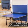 HEAD 1-1-33012-DS 12 Millimeter Surface Match Point Ping Pong Table with Net