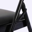 UBesGoo 6 Pack Folding Chairs Cushioned Padded Seat Wedding Chairs with Metal Frame Home Office Party Use Black