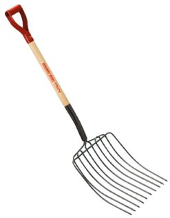 True Temper 30" 10 Tine Ensilage Fork with D-Grip Handle