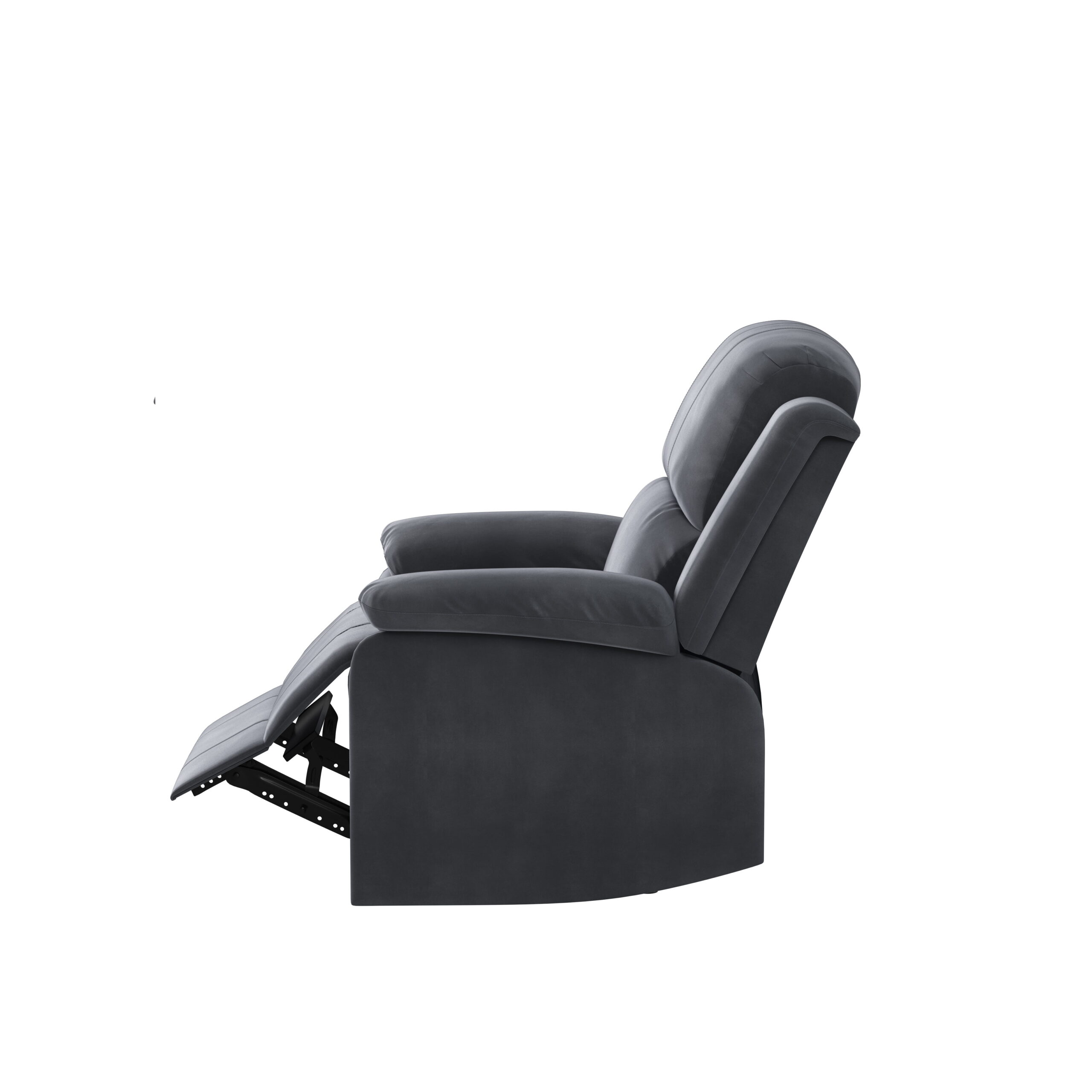 Lifestyle Solutions Reynolds Manual Standard Recliner, Slate Gray Microfiber Lifestyle Solutions Reynolds Manual Standard Recliner, Slate Gray Microfiber - Image 10