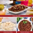 4Patriots Meat & Protein Survival Kit, Emergency Food Supply, Freeze-Dried Meat, Hearty Beans,  85 Servings of Vital Nutrition