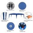 Zimtown 10'x 20' 4 Walls Pop Up Outdoor Instant Folding Wedding Canopy Party Tent Gazebo Ez