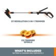 Worx WG170.9 POWER SHARE 20-Volt 12 in. String Trimmer and Wheeled Edger (Tool-Only)