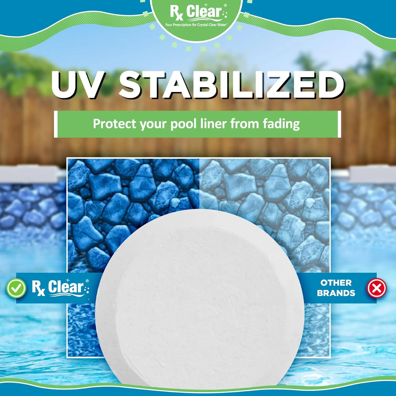 Rx Clear 1" Stabilized Chlorine Tablets Swimming Pool Chemical | 50 lb Bucket Rx Clear 1" Stabilized Chlorine Tablets Swimming Pool Chemical | 50 lb Bucket - Image 6