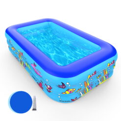 Betheaces Inflatable Pool 83 * 57 * 26 inch, 3-Story Large Children's Family Lounge Swimming Pool