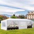 Ktaxon 10' x 30' Canopy Tent with 8 Side Walls for Party Wedding Camping and BBQ