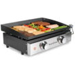 Blackstone 1666 Heavy Duty Flat Top Grill Station with Knobs & Ignition, 22 Inch, Black
