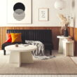 Queer Eye Liam Round Coffee Table, Plaster