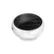 Teamson Home 21" Outdoor Round Stone Wood Burning Fire Pit with Faux Concrete Base, Gray