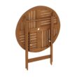 Furinno Tioman Outdoor Hardwood Sunlight Folding Table with Umbrella Hole Furinno Tioman Outdoor Hardwood Sunlight Folding Table with Umbrella Hole
