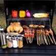 UTEN Outdoor BBQ Grill Charcoal Barbecue Pit Backyard Meat Cooker Smoker Black