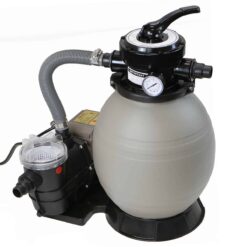 XtremepowerUS 2640 GPH Above Ground Pool Sand Filter Pump with Programmable Timer Swimming Pool Package