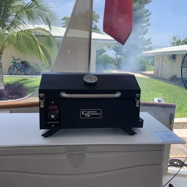 Country Smokers 24.4'' W Wood Pellet Grill