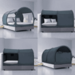 Alvantor Bed Tent Pop Up Canopy Twin Size Charcoal