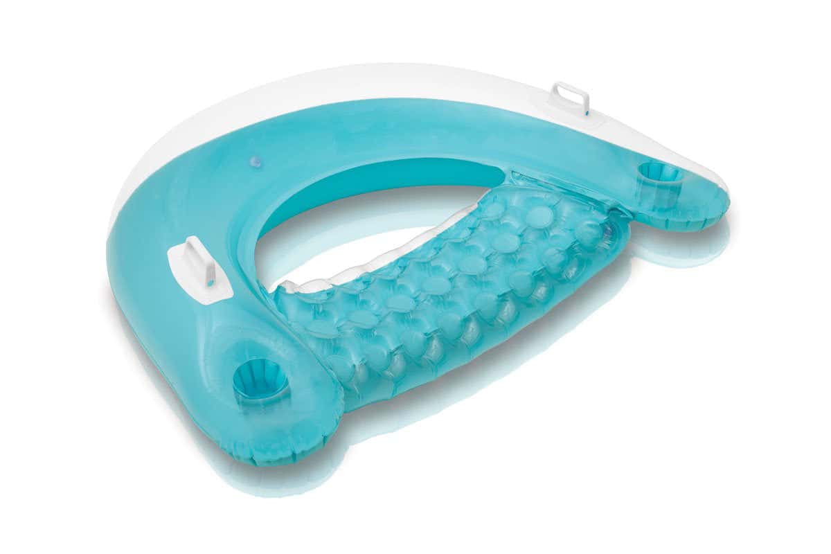 Intex Sit N Float Inflatable Swimming Pool Lounger (Color May Vary) (12 Pack) Intex Sit N Float Inflatable Swimming Pool Lounger (Color May Vary) (12 Pack) - Image 5