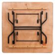 Flash Furniture 4-Foot Square Wood Folding Banquet Table