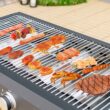 Costway 4 Burner Propane Gas Grill 60000BTU Foldable Outdoor Griddle Station w/ Wheels