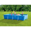 Intex 14ft x 33in Rectangular Above Ground Backyard Swimming Pool with Filter
