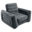 Intex Inflatable Pull Out Sofa Chair Sleeper w/ Twin Sized Air Mattress (3 Pack)